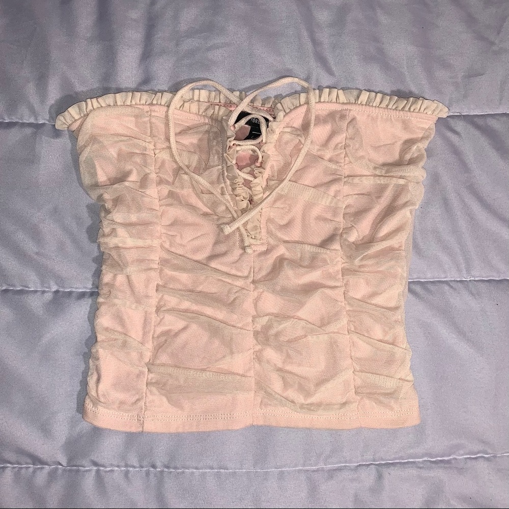 Light Pink Sheer Tube top